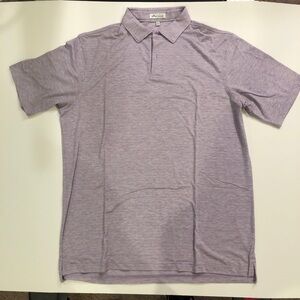 Peter Millar Lightweight Cotton POLO Shirt. Large. Light Purple. GUC